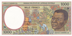 Central African States, 1.000 Francs, 2000, UNC, p502Ng
UNC
"N" Equatorial Guinea
Estimate: $15-30