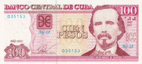 Cuba, 100 Pesos, 2013, UNC, p129e
UNC
Estimate: $15-30