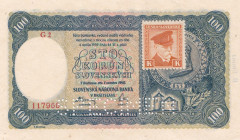 Czechoslovakia, 100 Korun, 1945, UNC(-), p52s, SPECIMEN
UNC(-)
Estimate: $30-60