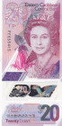 East Caribbean States, 20 Dollars, 2019, UNC, pNew
UNC
Queen Elizabeth II portrait, Polymer plastic banknote
Estimate: $25-50