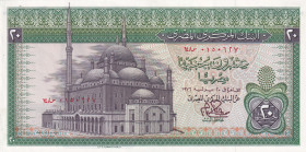 Egypt, 20 Pounds, 1976, UNC, p48
UNC
Estimate: $25-50