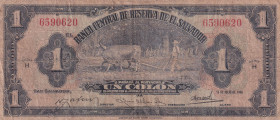El Salvador, 1 Colón, 1948, FINE, p83a
FINE
Estimate: $50-100
