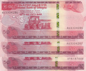 Ethiopia, 50 Birr, 2020, UNC, pNew, (Total 3 banknotes)
UNC
Light handling
Estimate: $15-30