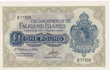 Falkland Islands, 1 Pound, 1974, UNC, p8b
UNC
Queen Elizabeth II. Potrait
Estimate: $100-200