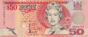 Fiji, 50 Dollars, 1996, UNC, p100a
UNC
Queen Elizabeth II. Potrait
Estimate: $50-100