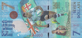 Fiji, 7 Dollars, 2017, UNC, p120s, SPECIMEN
UNC
Commemorative banknote
Estimate: $150-300