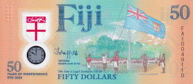 Fiji, 50 Dollars, 2020, UNC, pNew
UNC
Commemorative banknote, polymer
Estimate: $50-100