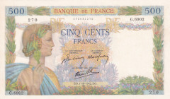 France, 500 Francs, 1942, AUNC, p95b
AUNC
Estimate: $100-200
