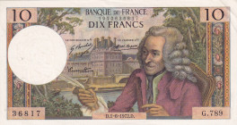 France, 10 Francs, 1972, AUNC(+), p147d
AUNC(+)
There are pinhole.
Estimate: $20-40