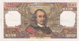 France, 100 Francs, 1976, VF, p149f
VF
There are pinholes and spots.
Estimate: $15-30