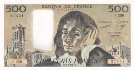 France, 500 Francs, 1987, UNC, p156f
UNC
Estimate: $50-100