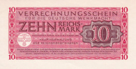 Germany, 10 Reichsmark, 1944, UNC, pM40
UNC
Millitary banknote
Estimate: $15-30