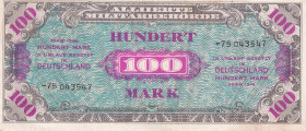 Germany, 100 Mark, 1944, AUNC(-), p197
AUNC(-)
Millitary banknote
Estimate: $15-30