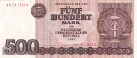 Germany - Democratic Republic, 500 Mark, 1985, UNC(-), p33
UNC(-)
Estimate: $20-40