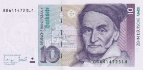 Germany - Federal Republic, 10 Deutsche Mark, 1993, UNC, p38c
UNC
Estimate: $20-40