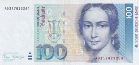 Germany - Federal Republic, 100 Deutsche Mark, 1989, XF, p41a
XF
Estimate: $50-100
