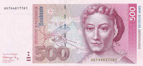 Germany - Federal Republic, 500 Deutsche Mark, 1991, AUNC, p43a
AUNC
Estimate: $400-800
