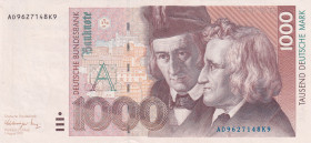 Germany - Federal Republic, 1.000 Deutsche Mark, 1991, AUNC, p44a
AUNC
Estimate: $800-1600