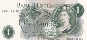 Great Britain, 1 Pound, 1970/1977, UNC, p374g
UNC
Queen Elizabeth II. Potrait
Estimate: $20-40