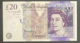 Great Britain, 20 Pounds, 2012, UNC, p392b
UNC
Queen Elizabeth II. Potrait
Estimate: $30-60