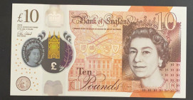 Great Britain, 10 Pounds, 2016, UNC, p395
UNC
Polymer plastics banknote
Estimate: $20-40