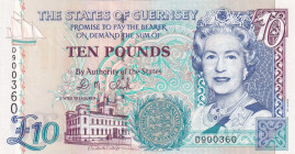 Guernsey, 10 Pounds, 1995, UNC, p57b
UNC
Queen Elizabeth II. Potrait
Estimate: $40-80