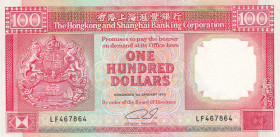 Hong Kong, 100 Dollars, 1990, XF(+), p198b
XF(+)
Estimate: $15-30