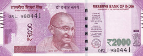 India, 2.000 Rupees, 2017, UNC, p116d
UNC
Estimate: $50-100