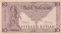 Indonesia, 10 Rupiah, 1952, AUNC, p43
AUNC
Estimate: $40-80