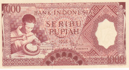 Indonesia, 1.000 Rupiah, 1958, UNC, p61
UNC
Estimate: $40-80