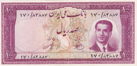 Iran, 100 Rials, 1951, XF, p57
XF
Estimate: $15-30