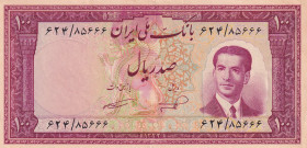 Iran, 100 Rials, 1953, XF, p62
XF
Stained
Estimate: $40-80