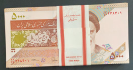 Iran, 5.000 Rials, 2013, UNC, p152, BUNDLE
UNC
(Total 100 consecutive banknotes)
Estimate: $30-60