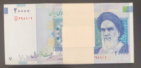 Iran, 20.000 Rials, 2014, UNC, p153, BUNDLE
UNC
(Total 100 consecutive banknotes)
Estimate: $30-60