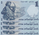 Israel, 1 Lira, 1958, UNC, p30c, (Total 4 consecutive banknotes)
UNC
Estimate: $20-40