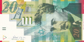 Israel, 20 New Sheqalim, 2001, UNC(-), p59b
UNC(-)
Estimate: $15-30