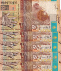 Kazakhstan, 1.000 Tenge, 2006, p30, (Total 5 banknotes)
In different condition between FINE and VF
Estimate: $15-30