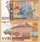 Kazakhstan, 1.000 Tenge, 2013/2014, UNC, p44; p45, (Total 2 banknotes)
UNC
Estimate: $15-30