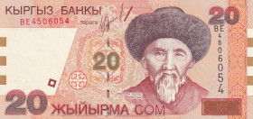 Kyrgyzstan, 20 Som, 2002, UNC, p19, Radar
UNC
Estimate: $15-30