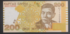Kyrgyzstan, 200 Tenge, 2004, UNC, p22
UNC
Estimate: $15-30