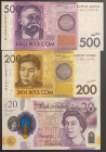 Kyrgyzstan, 100-200-500 Som, 2016, UNC, p26; p27; p28, (Total 3 banknotes)
UNC
Estimate: $25-50