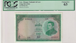 Lao, 5 Kip, 1962, UNC, p9b
UNC
PCGS 63
Estimate: $25-50