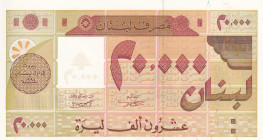 Lebanon, 20.000 Livres, 1994, UNC, p72
UNC
Estimate: $30-60