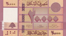 Lebanon, 20.000 Livres, 2019, UNC, p93c
UNC
Estimate: $20-40