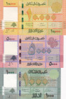 Lebanon, 1.000-5.000-10.000 Livres, 2014/2016, UNC, p90c; p91b; p92b, (Total 3 banknotes)
UNC
Estimate: $15-30