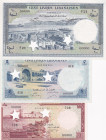 Lebanon, 1-5-100 Livres, 1952, UNC, p55; p56; p60, SPECIMEN
UNC
(Total 3 banknotes)
Estimate: $275-550