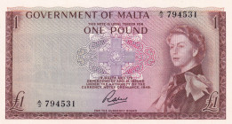 Malta, 1 Pound, 1963, XF, p26a
XF
Queen Elizabeth II. Potrait
Estimate: $450-900
