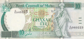 Malta, 10 Liri, 1994, XF, p47c
XF
Estimate: $15-30