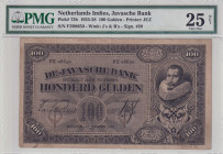 Netherlands Indies, 100 Gulden, 1925/1928, VF, p73b
VF
PMG 25 NET
Estimate: $80-160