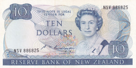 New Zealand, 10 Dollars, 1981/1992, XF, p172b
XF
Queen Elizabeth II portrait, Polymer plastic banknote
Estimate: $20-40